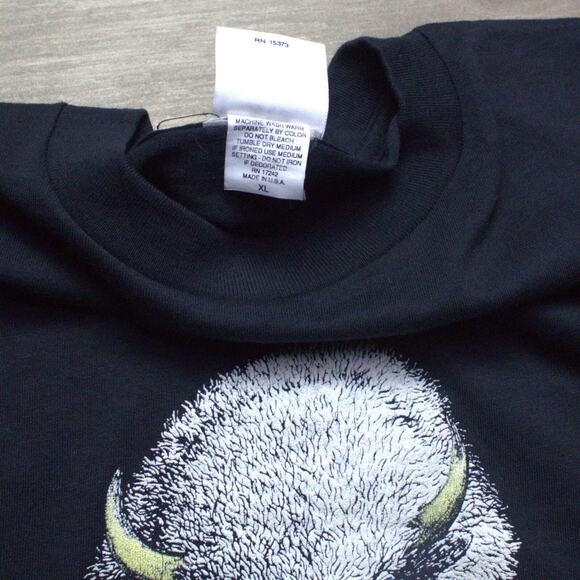 Vintage Badlands Park T-Shirt Black South Dakota Tourist Single Stitch XL - Picture 5 of 6